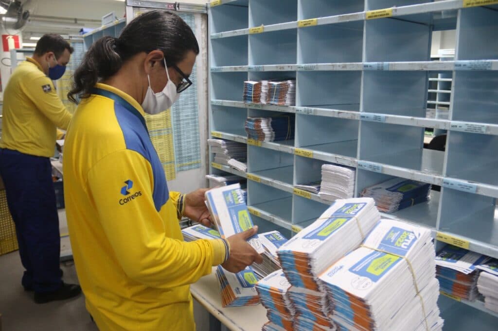 Carnês do IPTU chegam para distribuição dos Correios