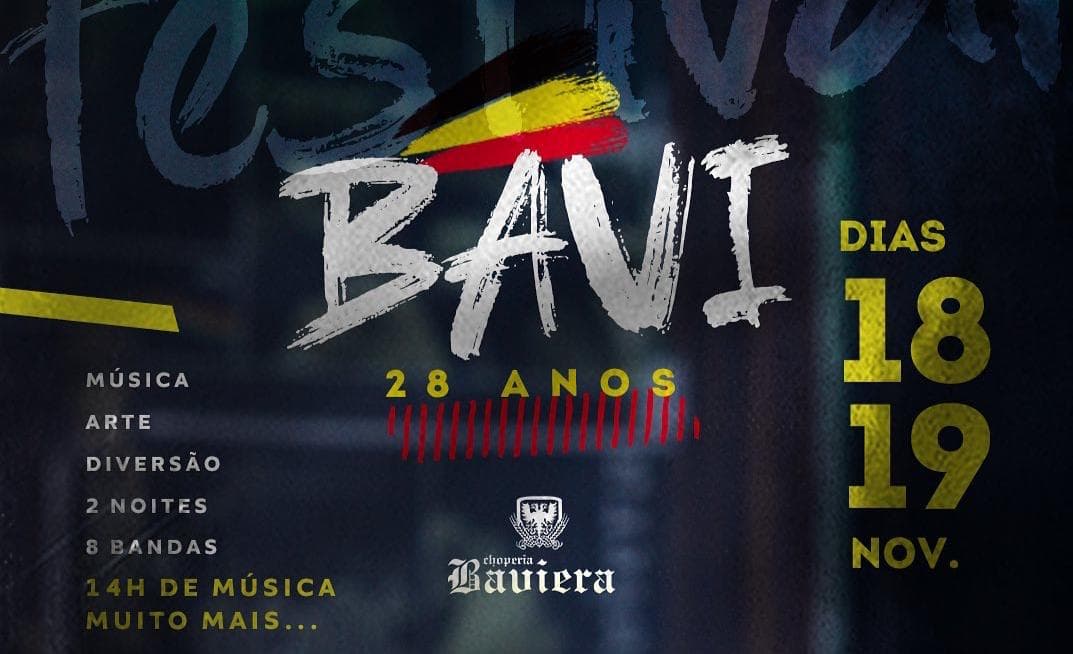 Festival Baviera 28 Anos apresenta oito bandas em dois dias