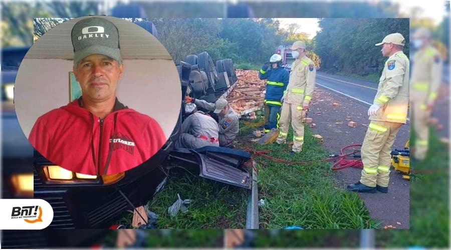 Identificado trabalhador que perdeu a vida em grave acidente na BR-277