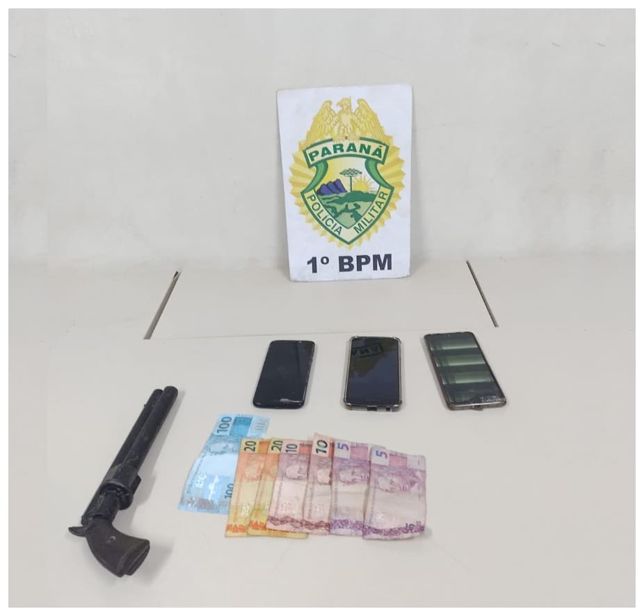 Assaltantes armados são presos pela polícia em Ponta Grossa
