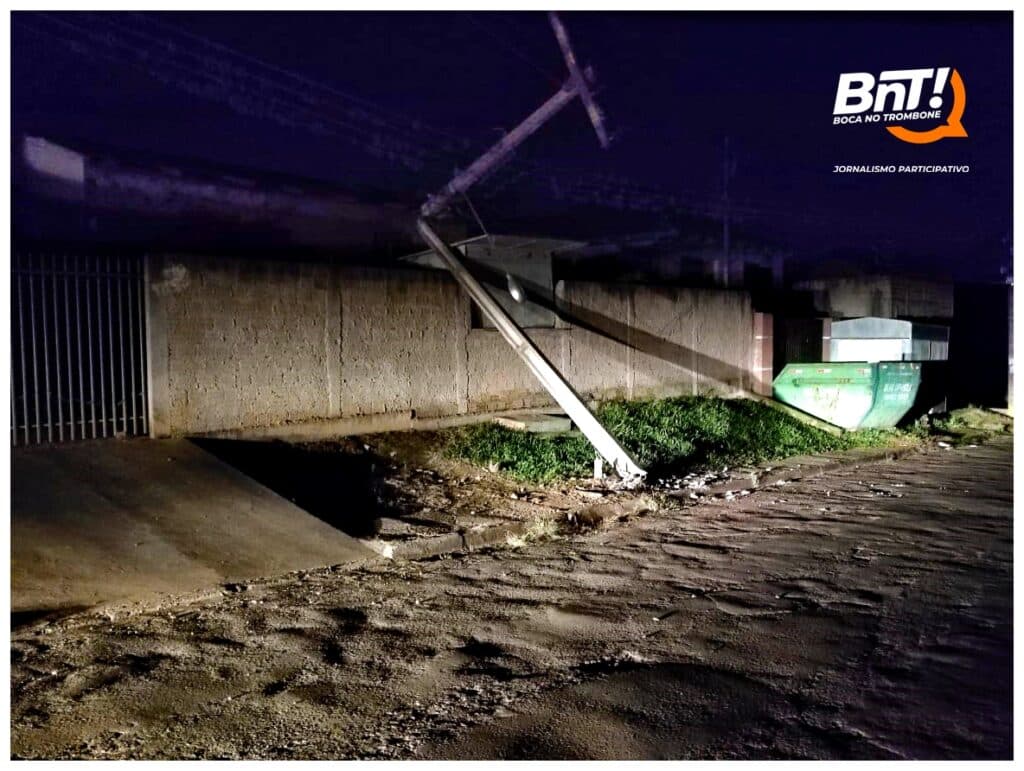 Acidente causa apagão e diversos bairros são afetados em PG