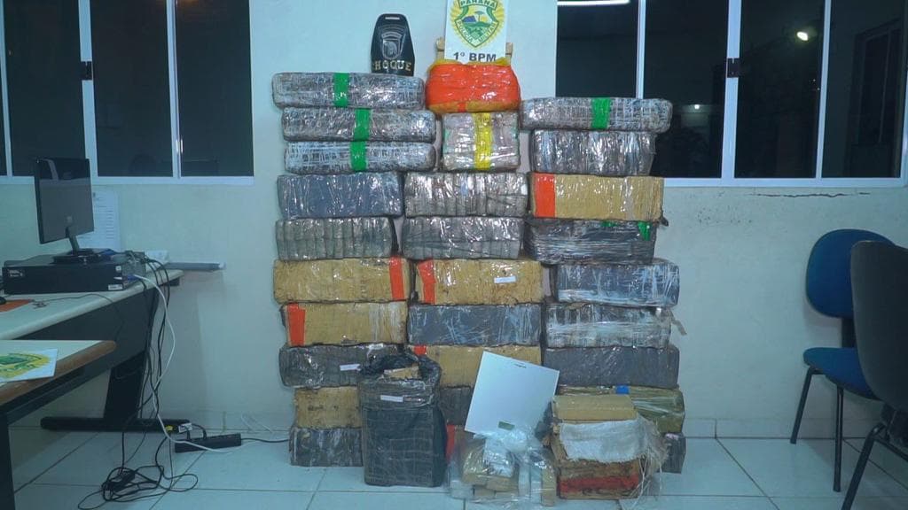 Mulher é presa com mais de 430 kg de drogas em PG