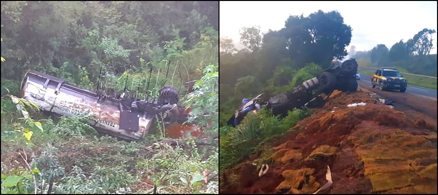 Motorista morre em grave acidente na BR-376