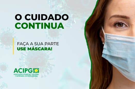 Comerciantes de PG reforçam uso obrigatório de máscaras