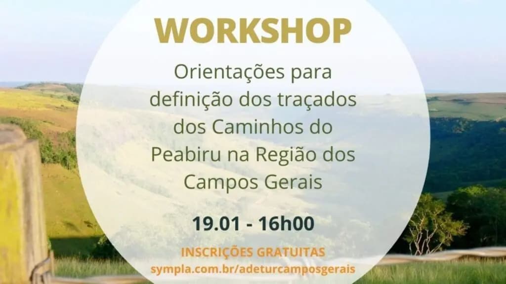 Adetur promove workshop sobre traçados dos Caminhos do Peabiru
