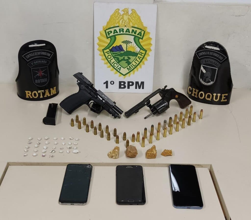 Membros do Comando Vermelho são presos em Ponta Grossa