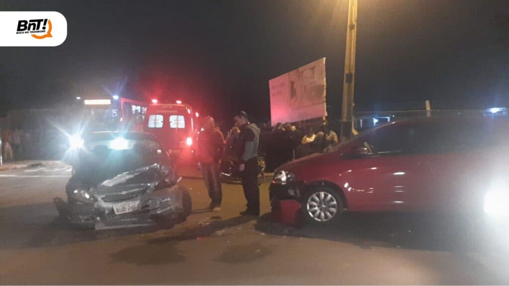 Colisão deixa duas pessoas feridas em PG