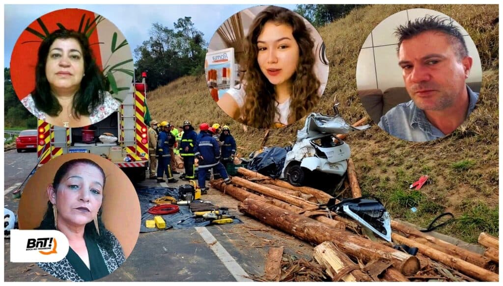 Identificadas 4 vítimas fatais de grave acidente na BR-376
