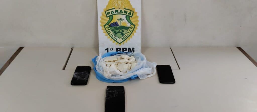 Dois homens tentam fugir com cocaína e são presos em Ponta Grossa