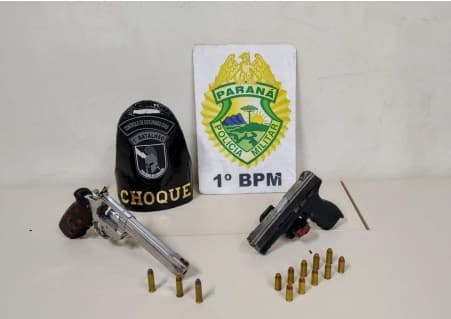 Homem é preso com Magnum 357 e moto furtada em PG