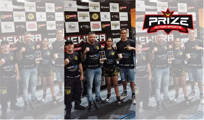 Em Curitiba, jovem de PG brilha e é campeã após nocaute