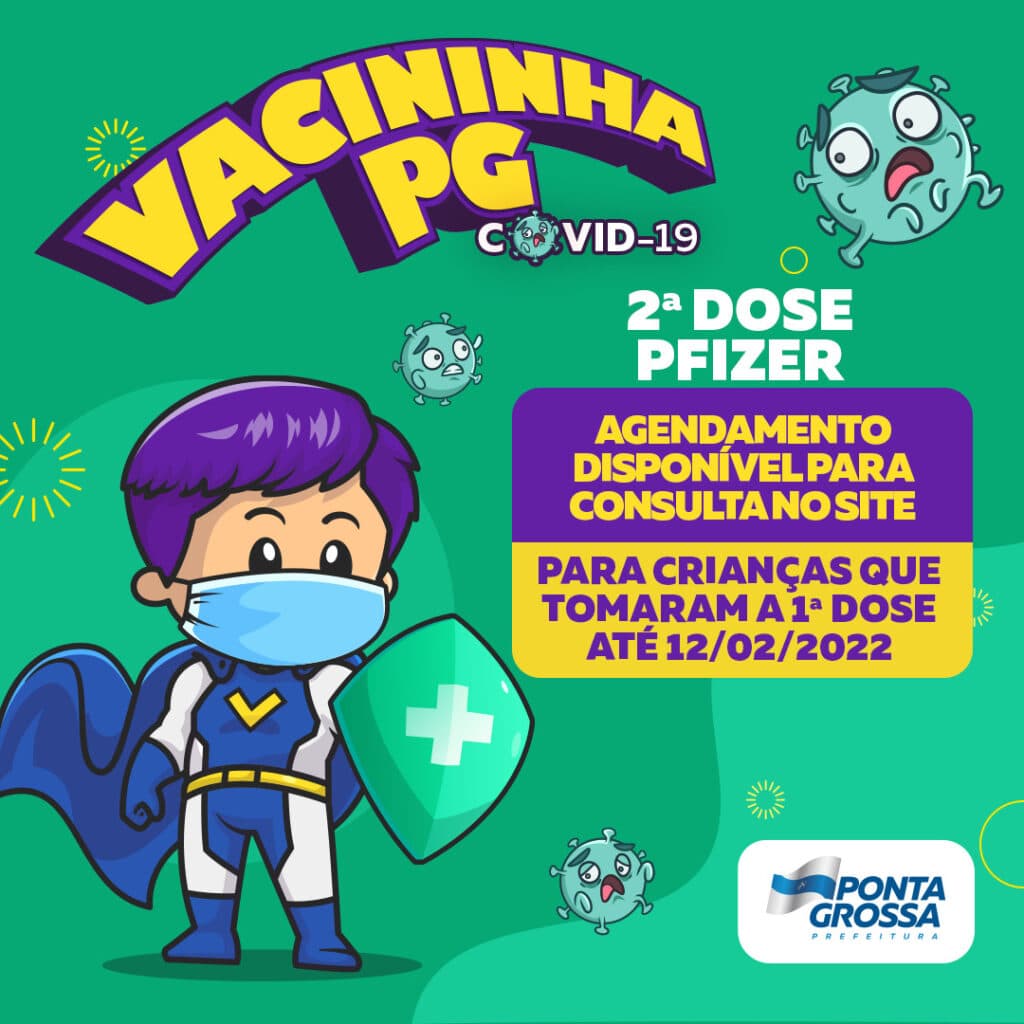 PG define novas etapas de vacinação contra covid para crianças