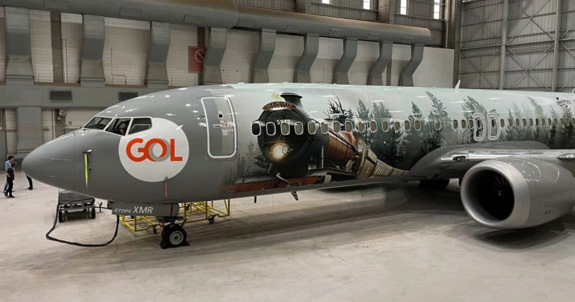 Vassoura moderna: avião temático do Harry Potter leva brasileiros para Orlando
