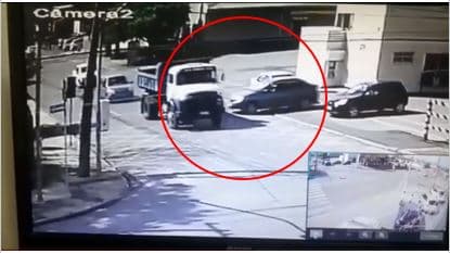 VÍDEO: Carro desgovernado quase provoca acidente em PG