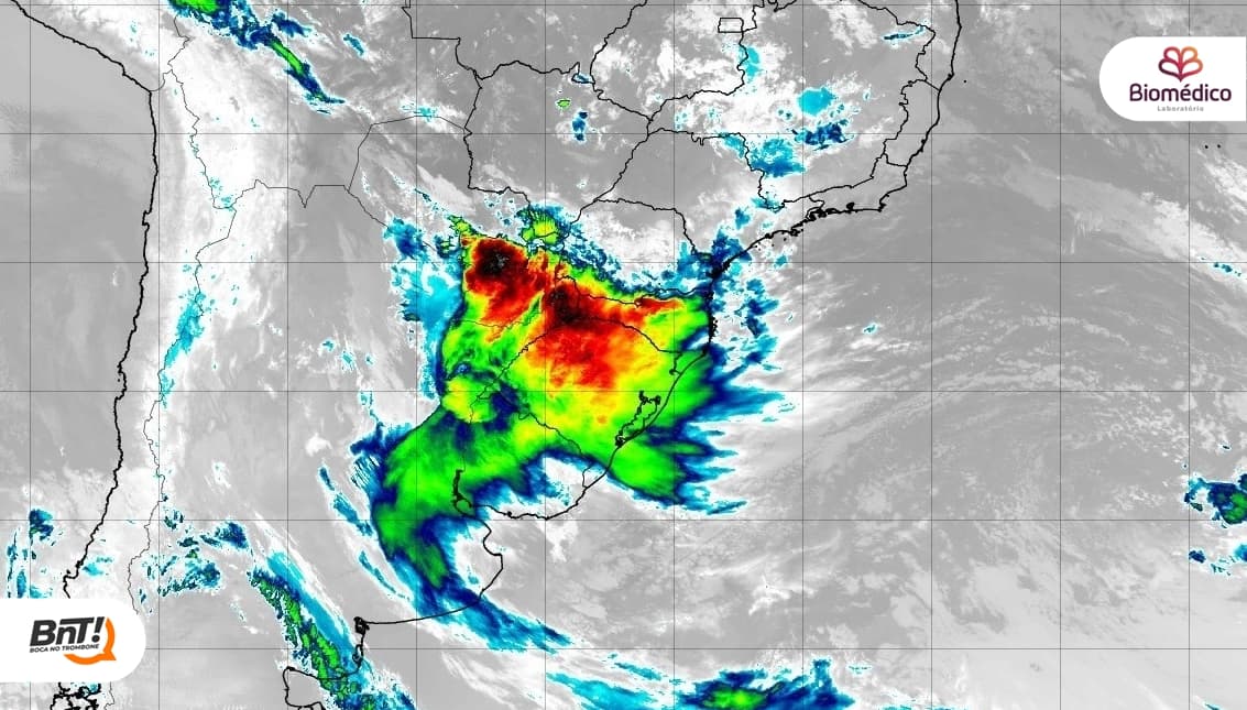 Previsão do Tempo: Alerta de tempestade para Ponta Grossa e região