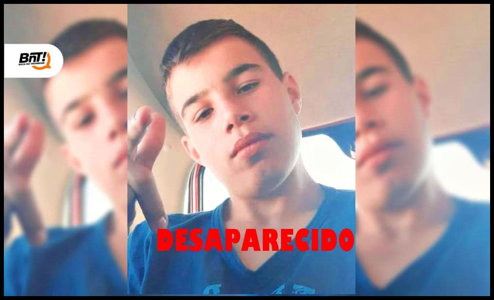 Jovem de 16 anos está desaparecido há 5 dias em PG