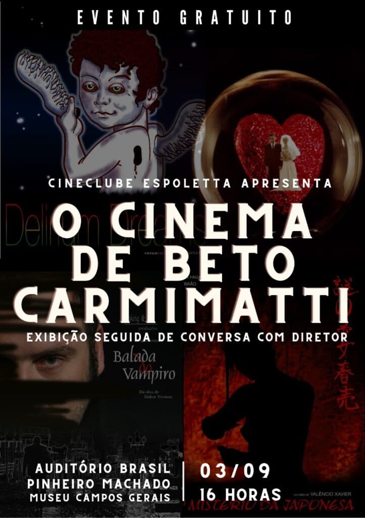 Museu Campos Gerais promove evento cinematográfico com Beto Carminatti