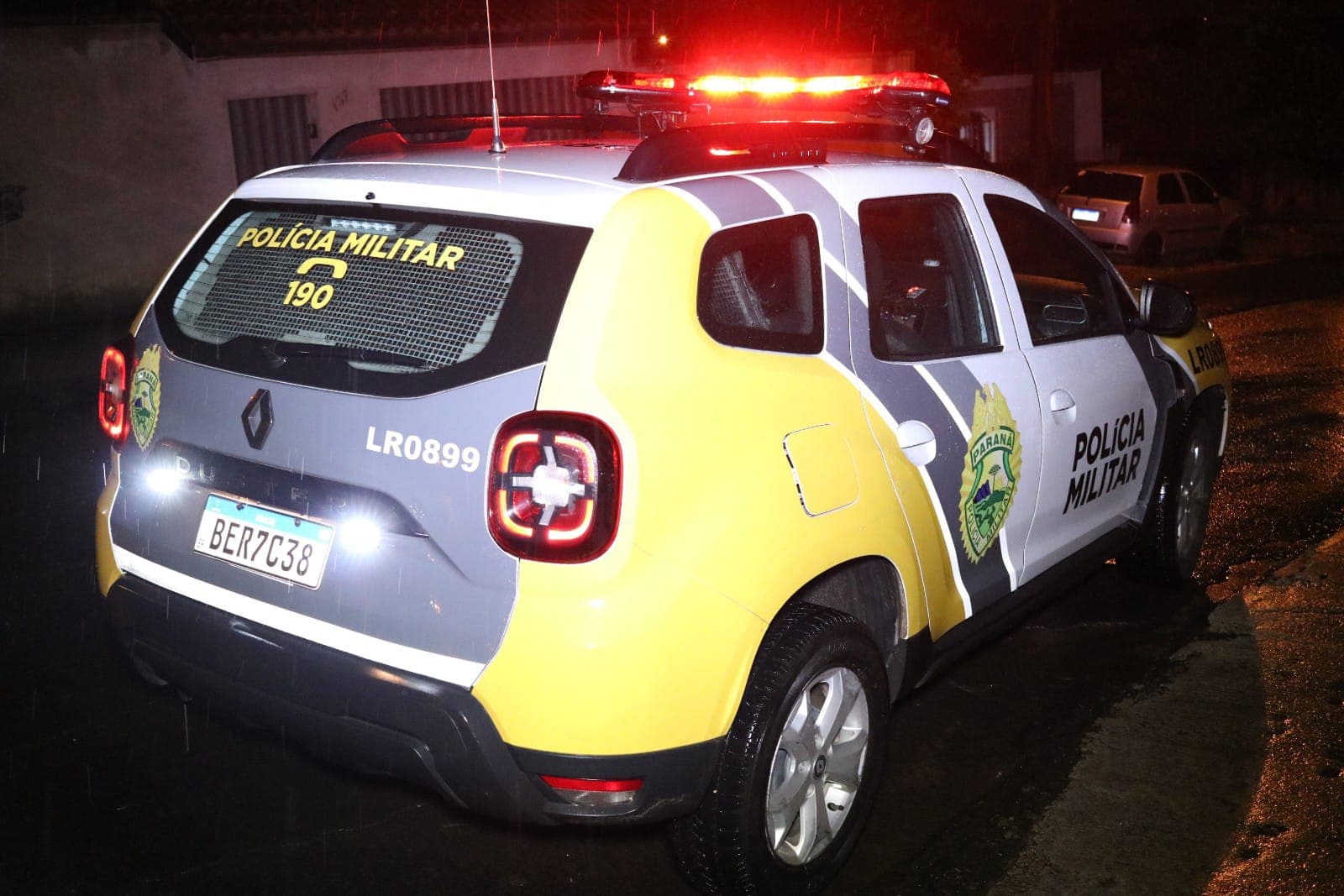 Homem preso furtando fiação elétrica em PG