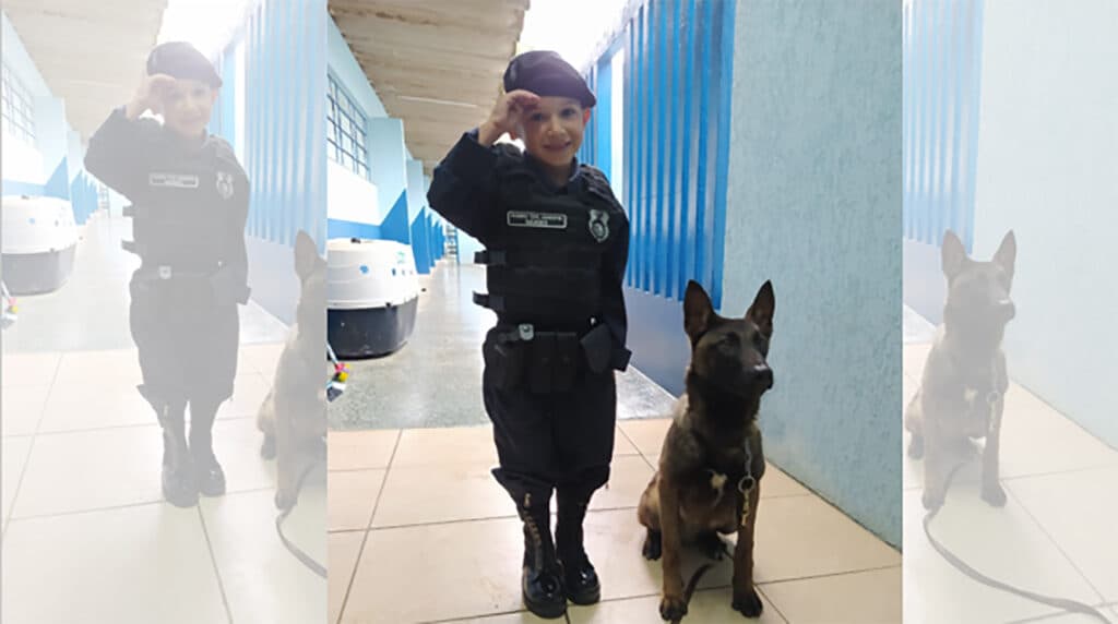 GM realiza surpresa de aniversário para aluno da escola Égdar Zanoni