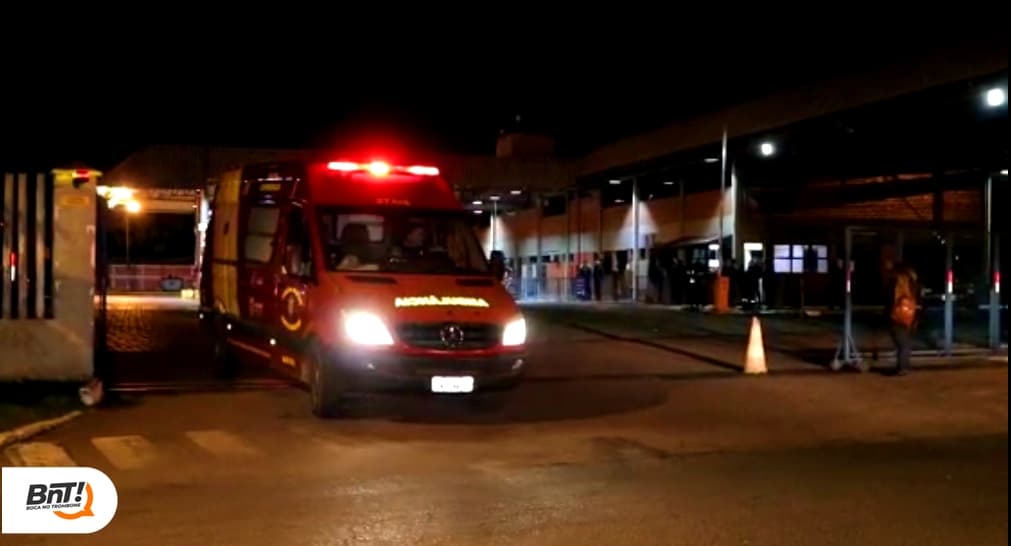 SIATE atende vítima de acidente com ônibus na garagem da VCG