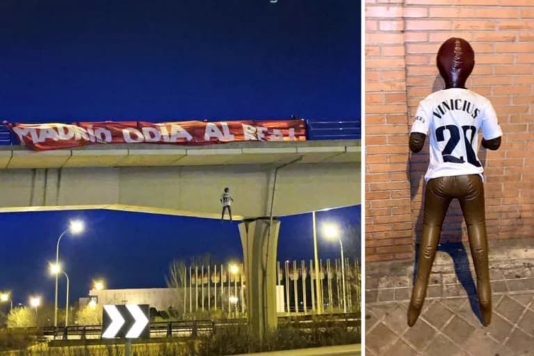 Vini Jr sofre ataque de torcedores do Atlético de Madrid antes de jogo, marca gol decisivo e elimina rival