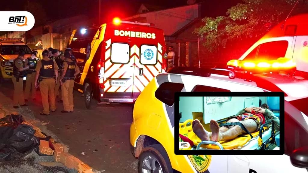 Ladrão é baleado durante furto em residência de militar em Ponta Grossa