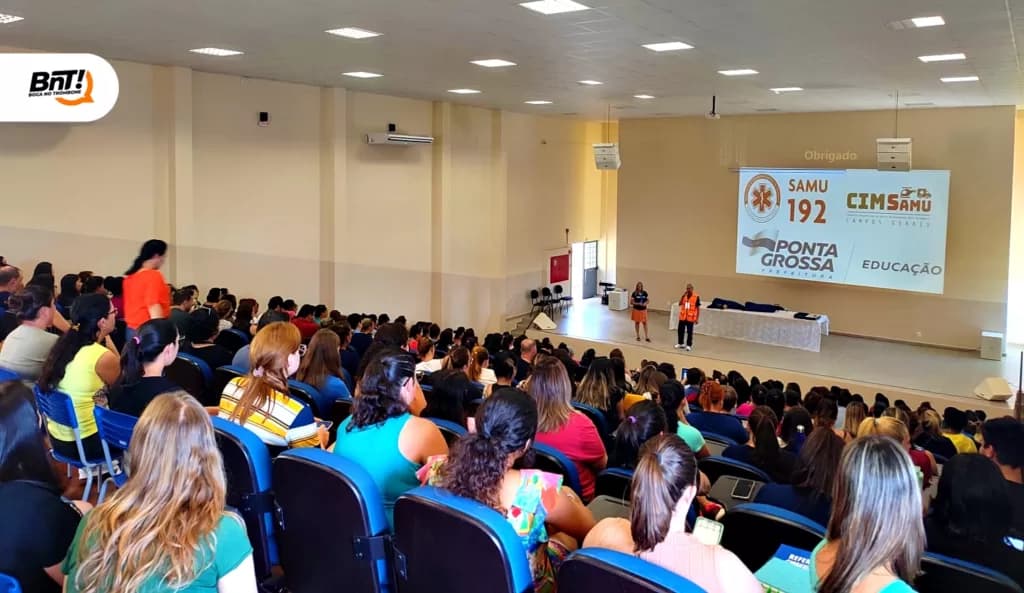 Professores de PG recebem capacitação em primeiros socorros através do Projeto SAMU Escola