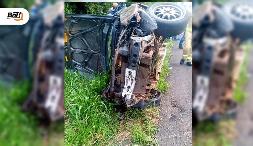 Motorista morre após capotar carro na PR-151
