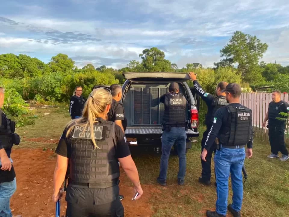 URGENTE: Suspeitos por assassinato de idosos são presos pela Polícia Civil em Ponta Grossa