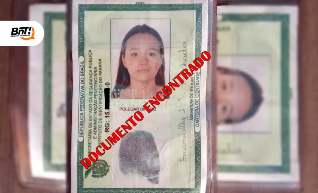 Documento de jovem é encontrado em PG