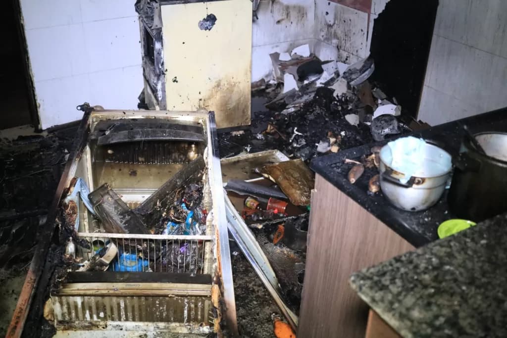 Após briga, casal sai de casa, esquece fogão ligado e residência pega fogo em PG