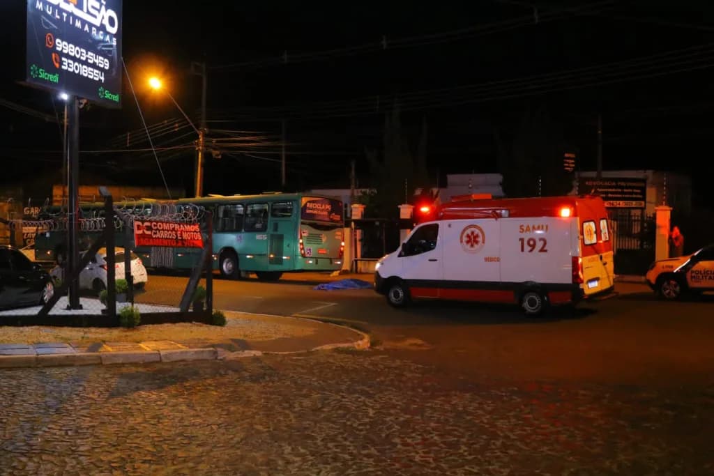 Homem morre após ser atropelado em rua de Ponta Grossa. Saiba mais detalhes