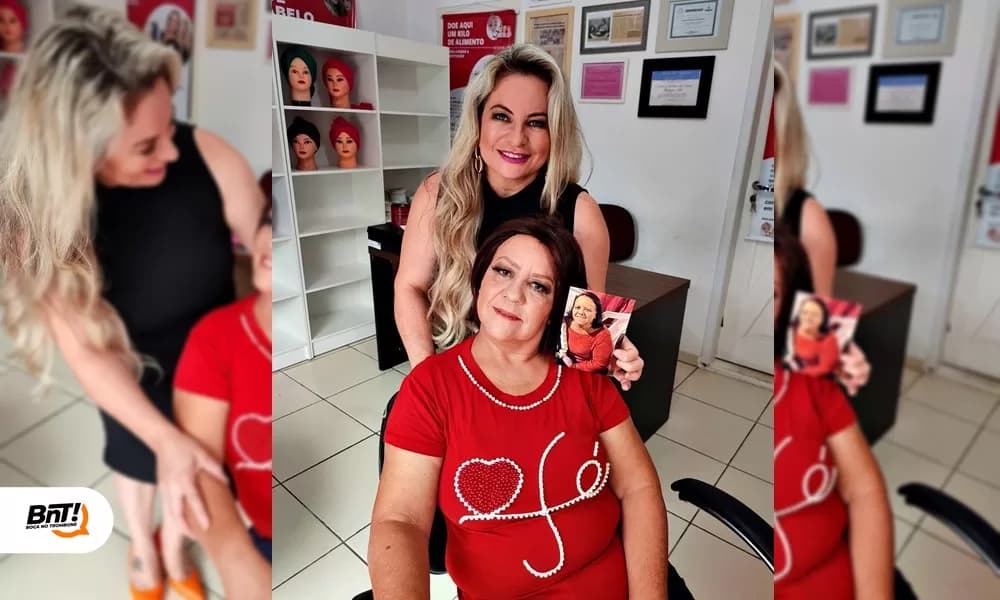Doação de perucas devolve a alegria de viver para mulheres que sofrem perda de cabelo