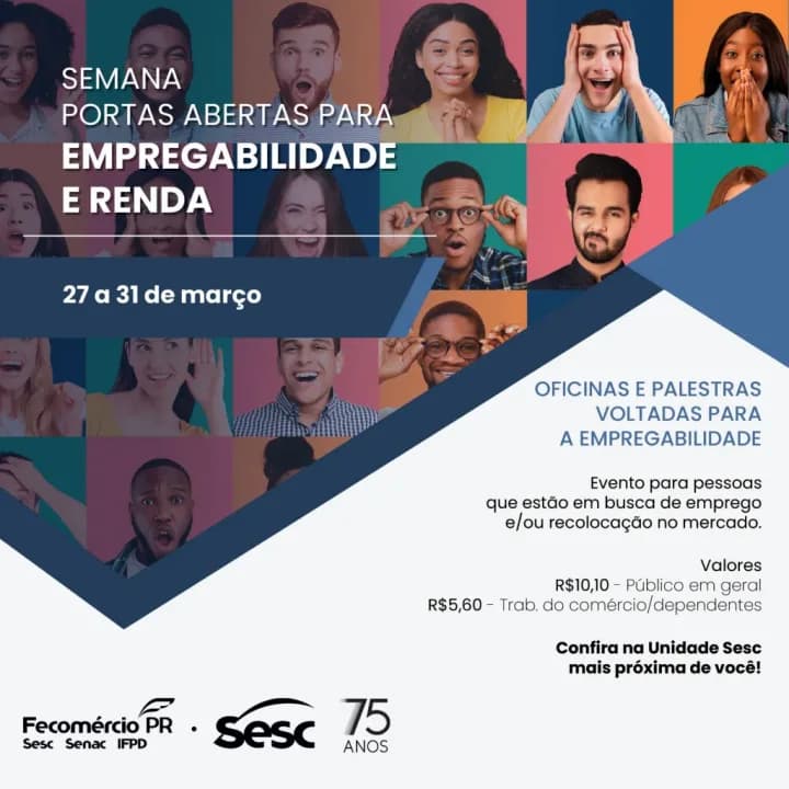 SESC PG aplica curso para ajudar pessoas a arrumar emprego