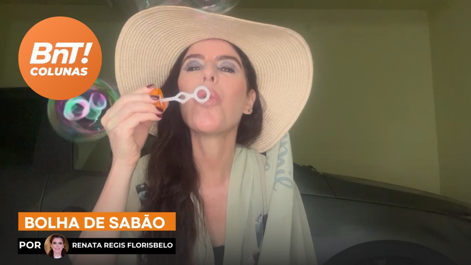 Bolha de sabão, por Renata Regis Florisbelo