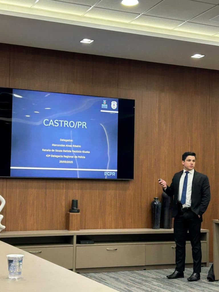Delegados de Castro apresentam dados que mostram queda da criminalidade no município