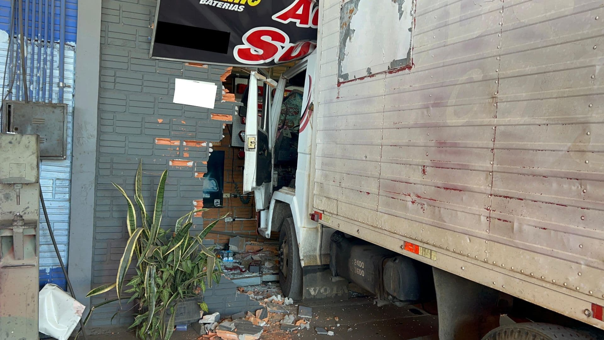 Caminhão desgovernado