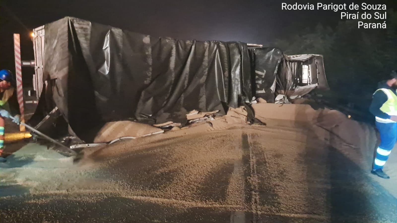 Tombamento PR-151 em Piraí do Sul