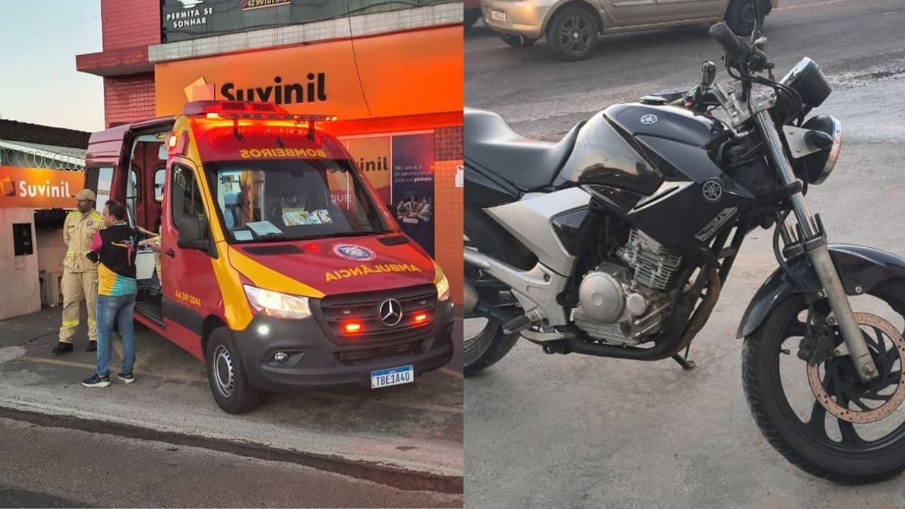 Adolescente de 13 anos é atropelada por moto em Uvaranas, em Ponta Grossa