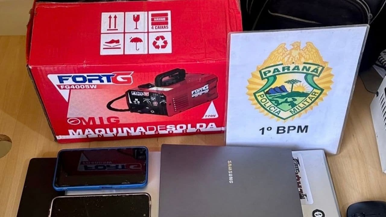 Polícia localiza suspeitos e recupera objetos levados durante furto em Arapoti