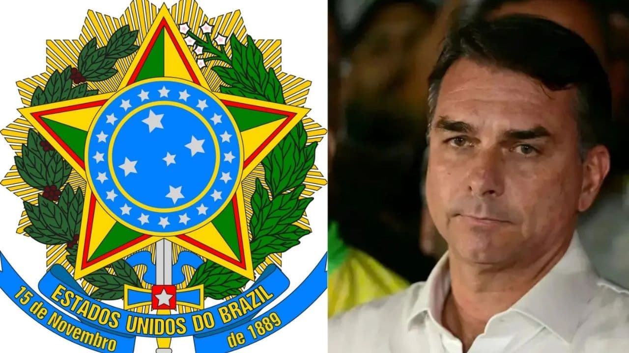Flávio Bolsonaro corrige carta após se declarar presidente eleito e usar brasão antigo