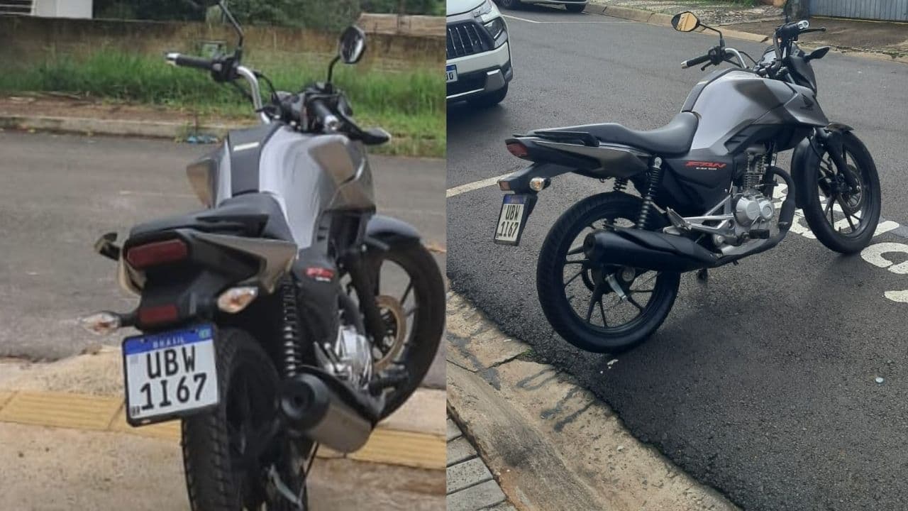 Proprietário pede ajuda após ter moto furtada em Ponta Grossa