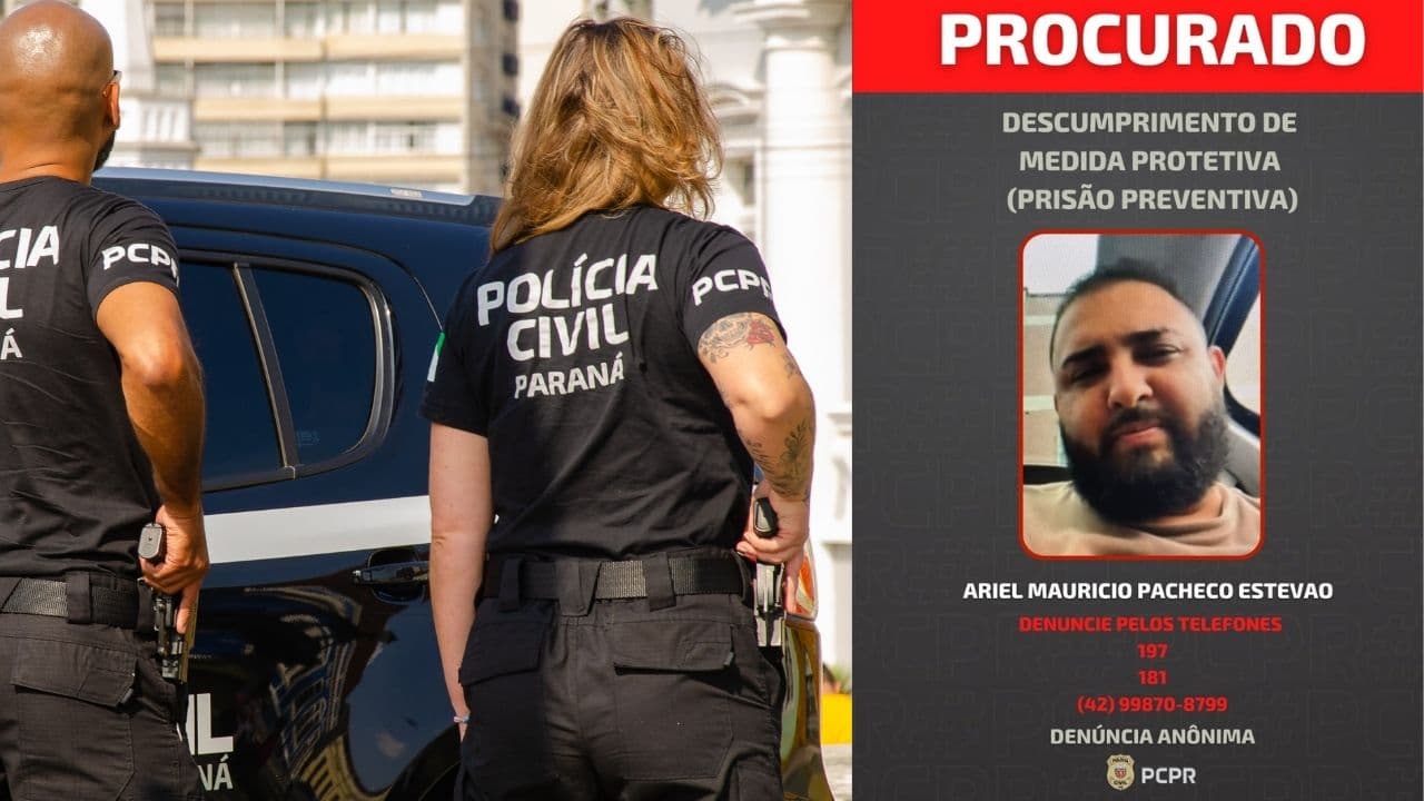 Homem é procurado após agredir ex e levar celular em Irati, diz polícia