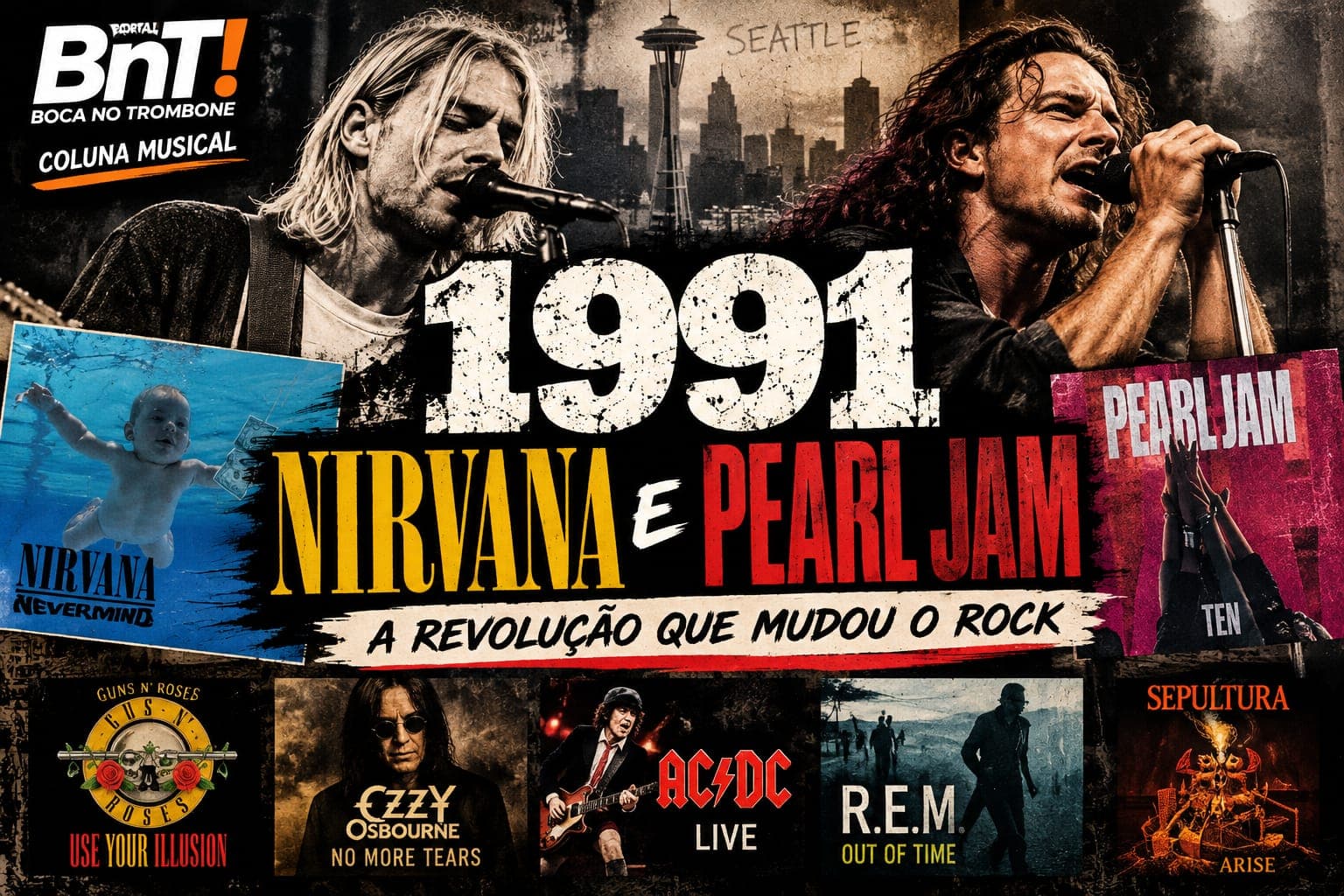 1991: Nirvana, Pearl Jam e a revolução que mudou o rock, por John Elvis