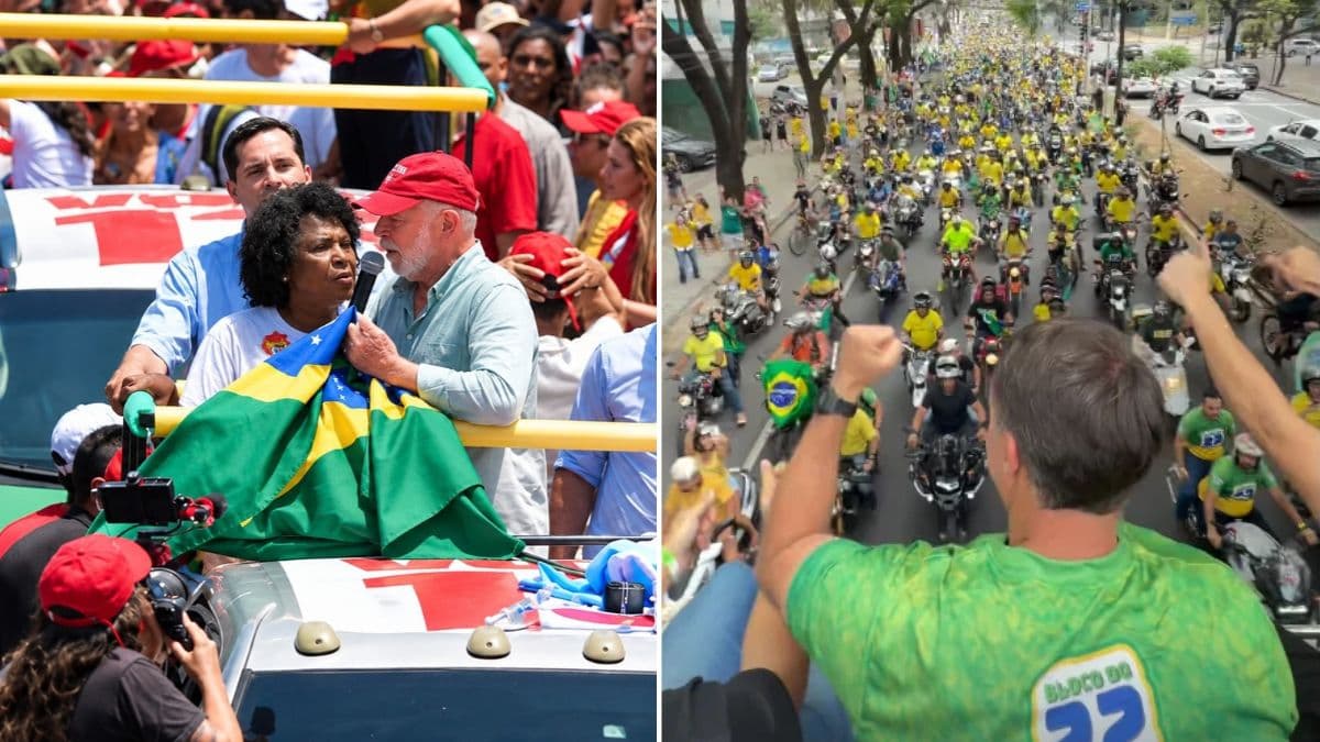 Lula e Flávio Bolsonaro fazem atos finais em BH e Rio