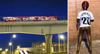 Vini Jr sofre ataque de torcedores do Atlético de Madrid antes de jogo, marca gol decisivo e elimina rival