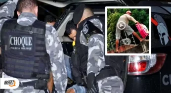 Ladrão flagrado por populares é preso pelo CHOQUE