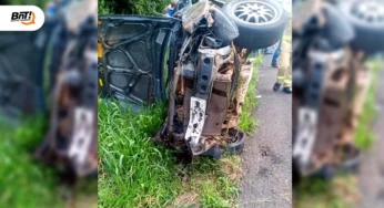 Motorista morre após capotar carro na PR-151