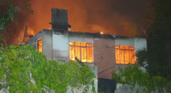 Incêndio consome residência em bairro de PG na madrugada deste sábado (11)