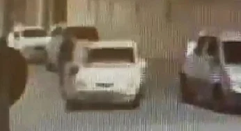 Câmeras de segurança flagram roubo de veículo na frente da Santa Casa no centro de PG